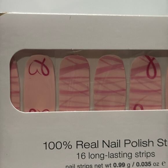 Color Street Other - NWT Color Street "Choose Hope" Pink Awareness Ribbon Nail Strips